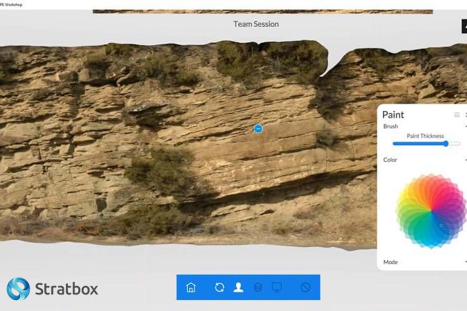 Annotating 3D Outcrops09 Stratbox